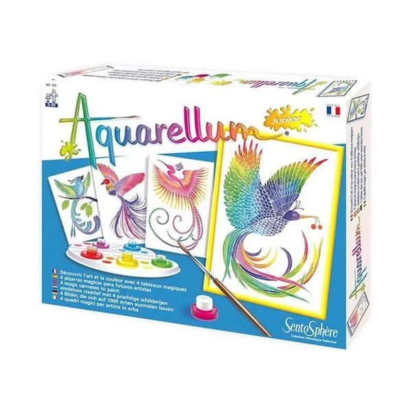 Coffret Aquarellum junior - Oiseaux du paradis