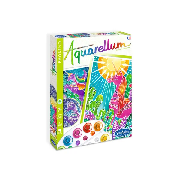Coffret Aquarellum phospho - Licornes