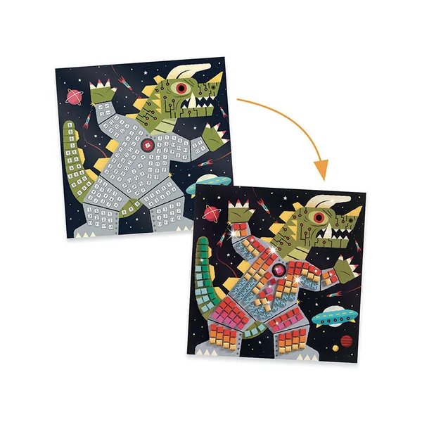 Coffret collage de mosaïque - Space battle