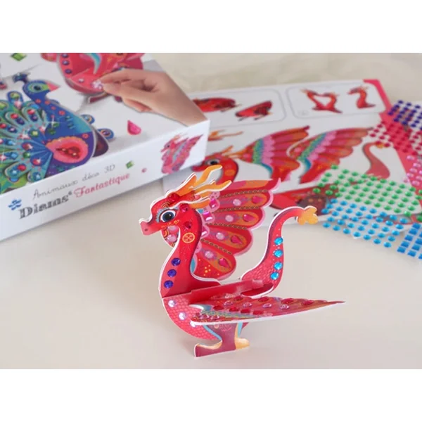 Coffret créatif animaux déco 3D " Diams fantastique"