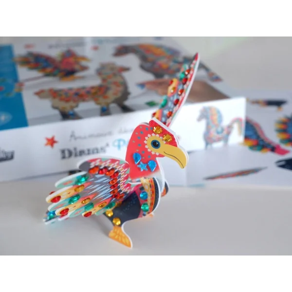 Coffret créatif animaux déco 3D " Diams péruvien"