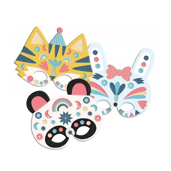 Coffret créatif - Masques avec stickers en mousse - Editions Auzou