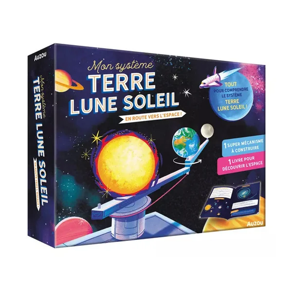Coffret d'activités - Mon système terre lune soleil - En route pour l'espace !