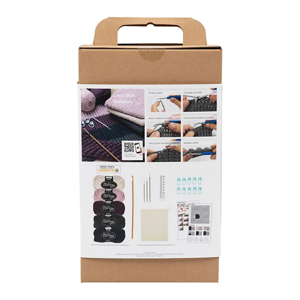 Coffret d'initiation au crochet « Torchons »
