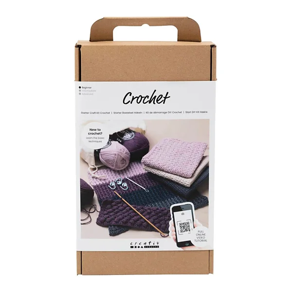 Coffret d'initiation au crochet « Torchons »