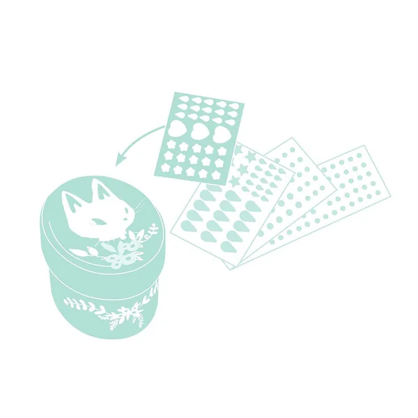 Coffret DIY 5 Mini boîtes adorables à décorer - 6 ans - Djeco
