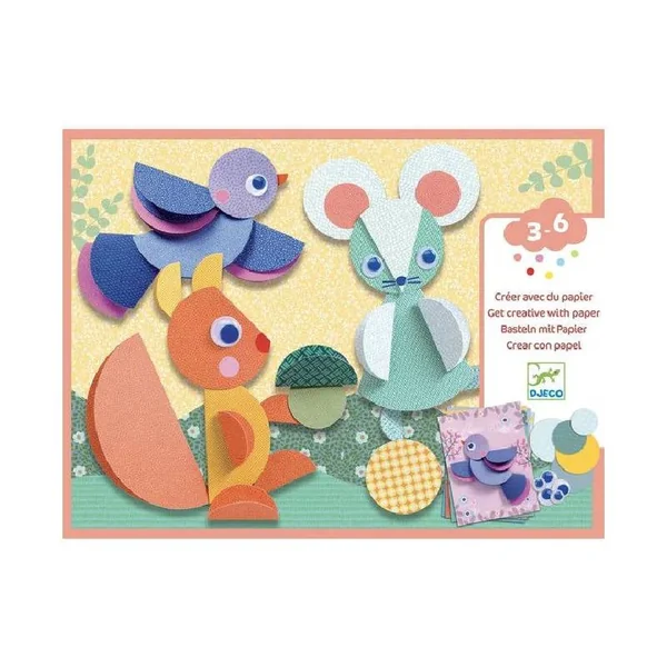 Coffret DIY Créer avec du papier - Ronds et ronds