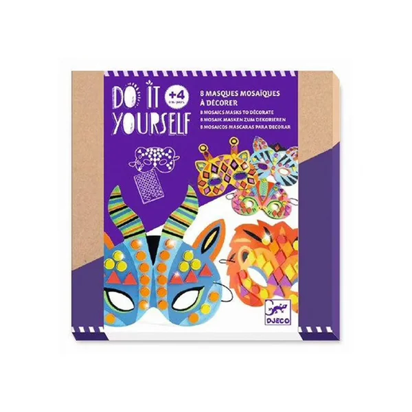 Coffret DIY Masques mosaïques à décorer