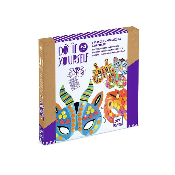 Coffret DIY Masques mosaïques à décorer