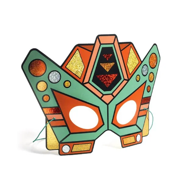 Coffret DIY Masques super robots à métalliser