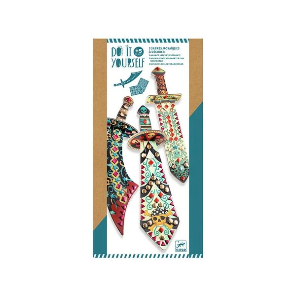 Coffret DIY - Mosaïques & Stickers - Comme un pirate