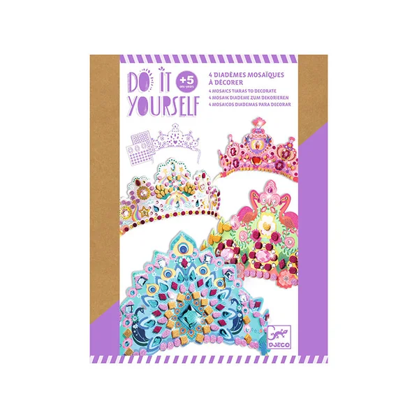 Coffret DIY - Mosaïques & Stickers - Comme une princesse