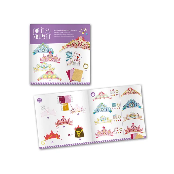 Coffret DIY - Mosaïques & Stickers - Comme une princesse