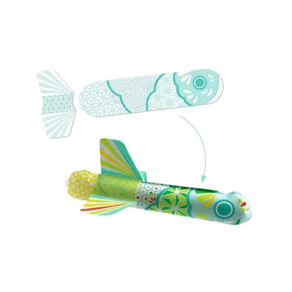 Coffret DIY Poissons volants à colorier
