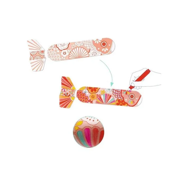 Coffret DIY Poissons volants à colorier