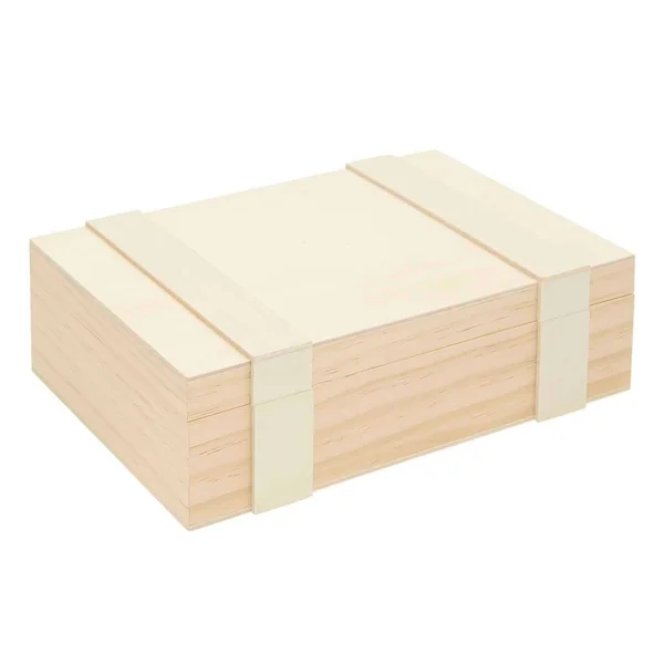 Coffret en bois à 6 compartiments