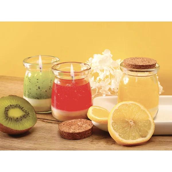 Coffret kit DIY bougies fruitées 3 designs Graine Creative