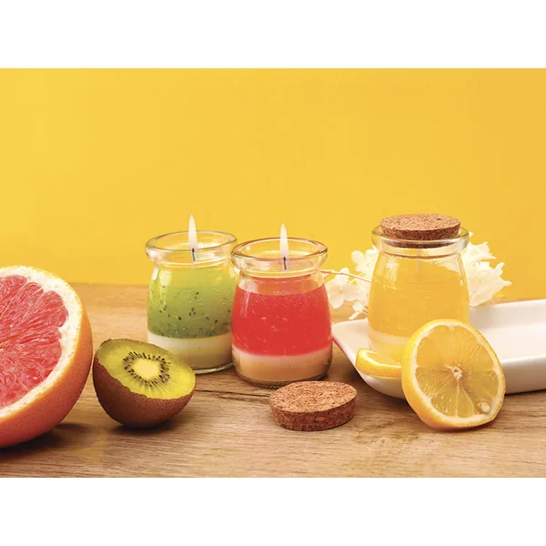 Coffret kit DIY bougies fruitées 3 designs Graine Creative