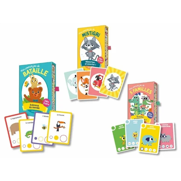 Coffret mes premiers jeux de cartes - Auzou