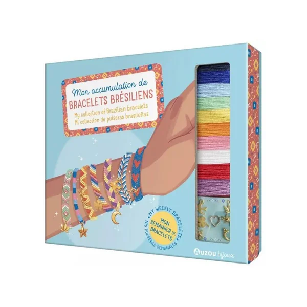 Coffret Mon accumulation de bracelets brésiliens - Auzou
