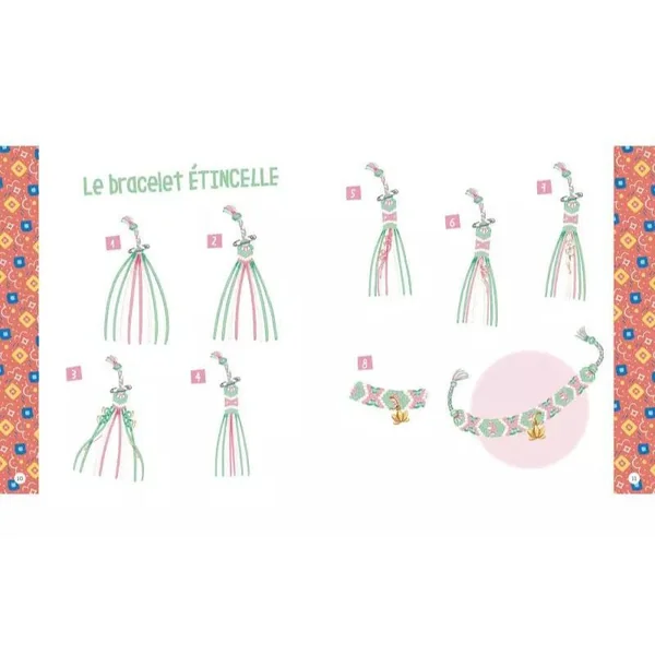 Coffret Mon accumulation de bracelets brésiliens - Auzou