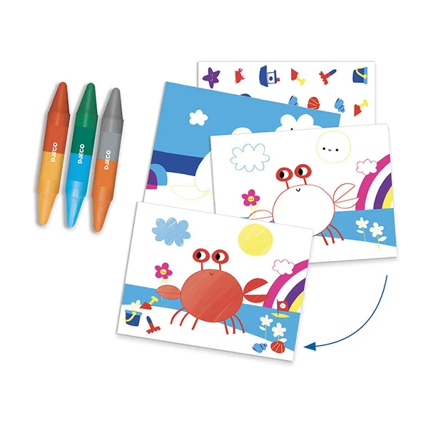 Coffret multi-activités des petits - La mer et ses plaisirs - Djeco