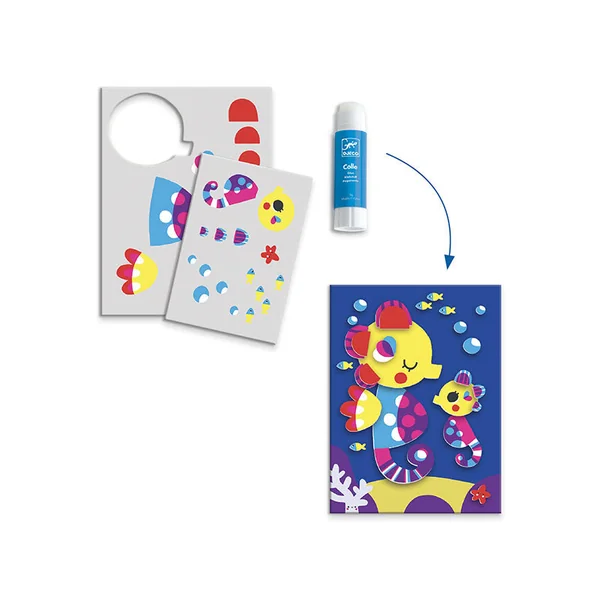 Coffret multi-activités des petits - La mer et ses plaisirs - Djeco