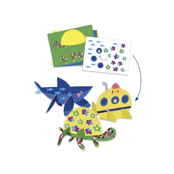 Coffret multi-activités des petits - La mer et ses plaisirs - Djeco