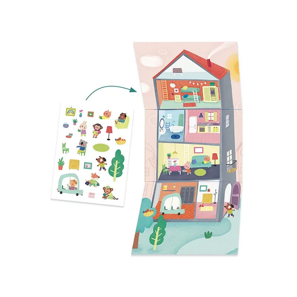 Coffret multi-activités des petits - Les animaux et leurs maisons