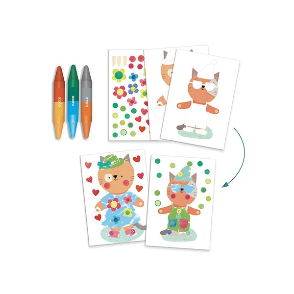 Coffret multi-activités des petits - Les animaux et leurs maisons