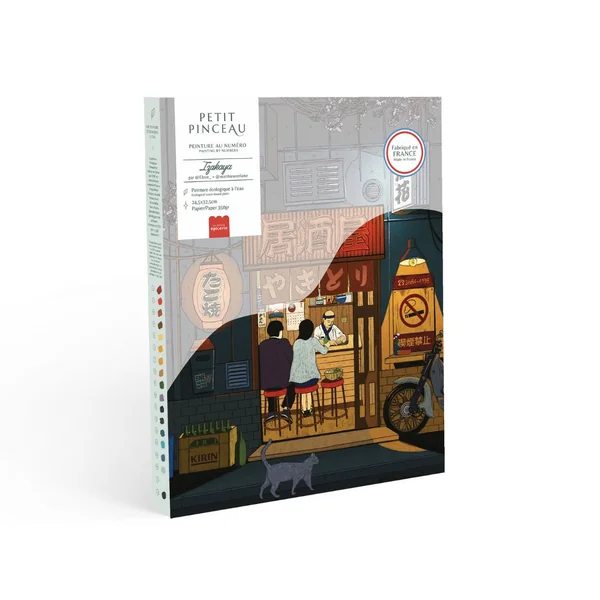 Coffret peinture au numéro - Petit Pinceau - Izakaya par Eloze & Matthieu Verlaine