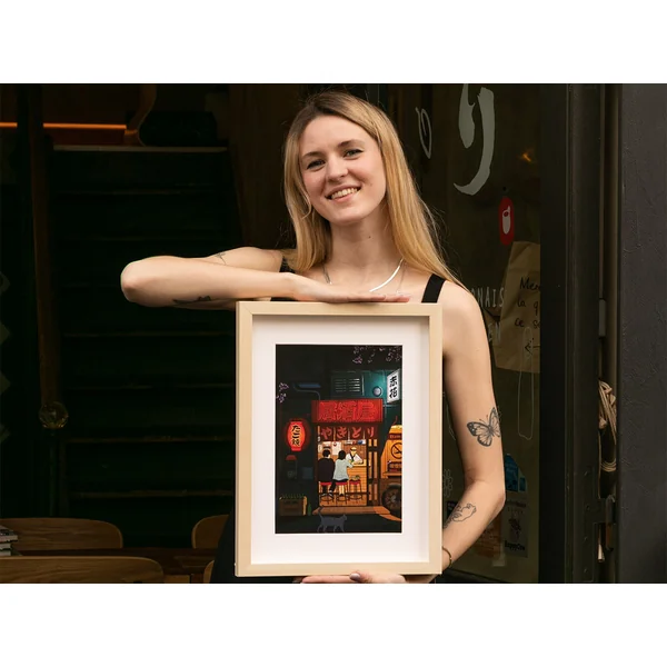 Coffret peinture au numéro - Petit Pinceau - Izakaya par Eloze & Matthieu Verlaine