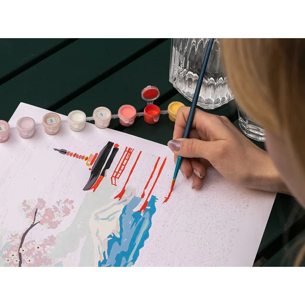 Coffret peinture au numéro - Petit Pinceau - Mont Fuji par La Petite Epicerie