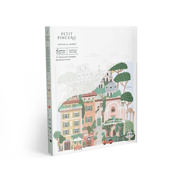 Coffret peinture au numéro - Petit Pinceau - Rome par Hoglet and co