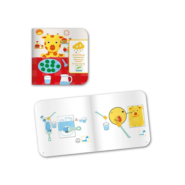 Coffret peinture des petits- Les aventures des doudous
