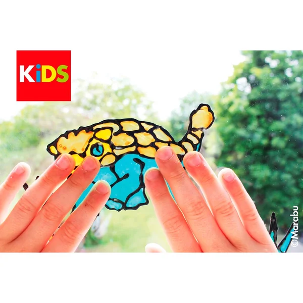 Coffret Window Color Marabu Kids « Dinosaure »