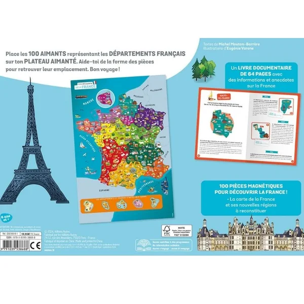 Coffret à la découverte de la France - Auzou