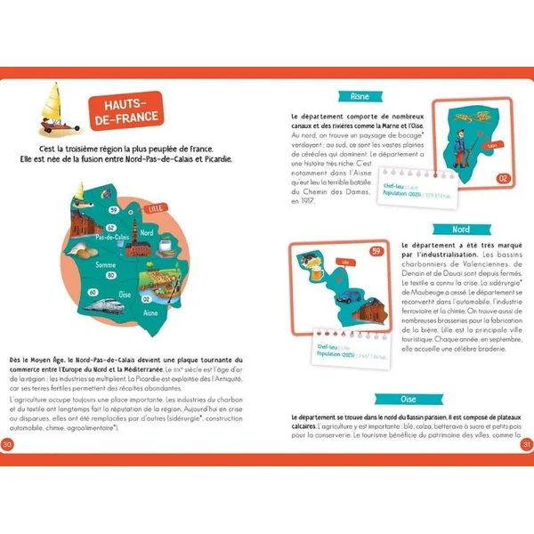 Coffret à la découverte de la France - Auzou