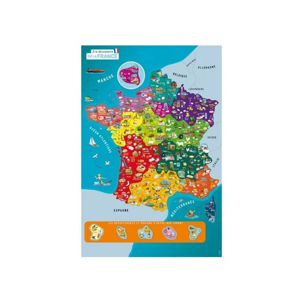Coffret à la découverte de la France - Auzou