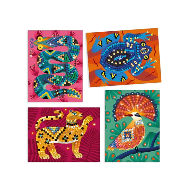 Collage de mosaïque - Au cœur de la jungle