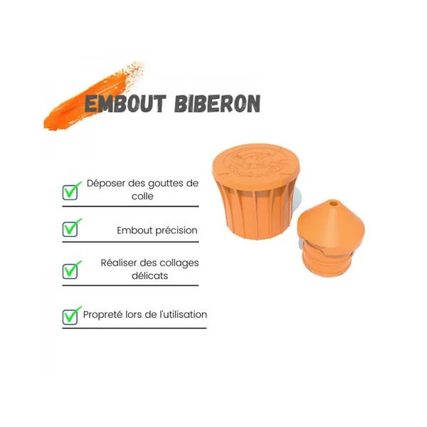 Colle vernis puzzle 100 gr avec embout précis - Cléopâtre