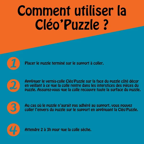 Colle vernis puzzle 250 gr - Cléopâtre