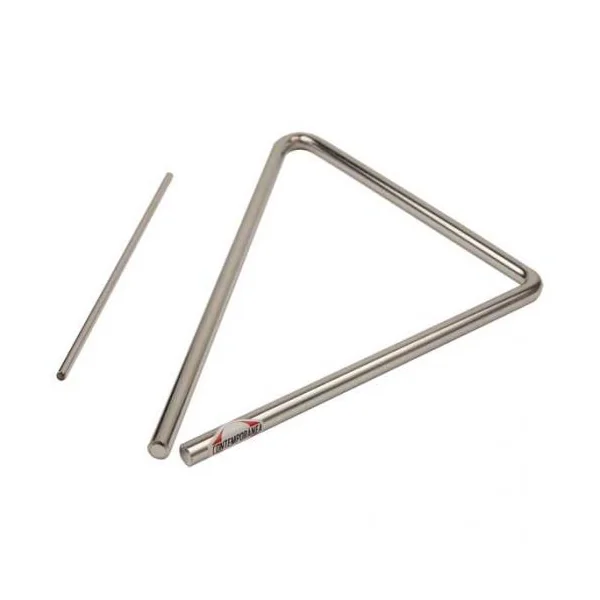 Contemporanea Triangle Acier Chrome Grand 26 X 26 X 37cm
