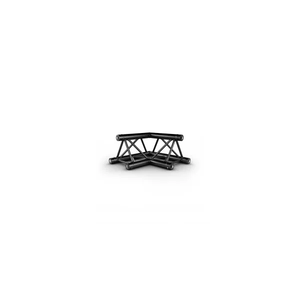 Contestage AG29-021 BLK : angle structure aluminium 2 dir. 90 degrés