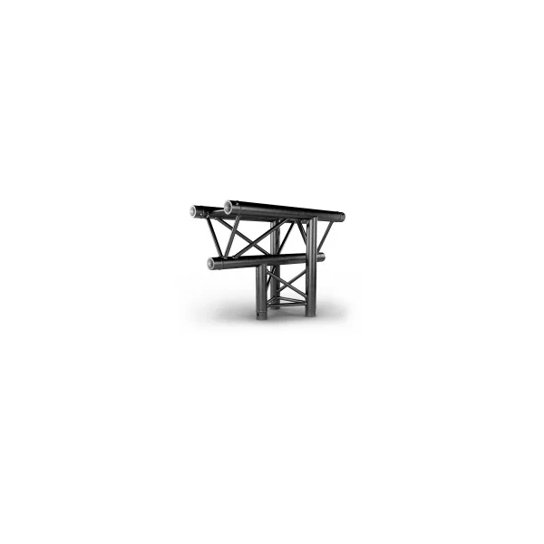 Contestage AG29-035 BLK : angle structure aluminium 3 dir. en Té V