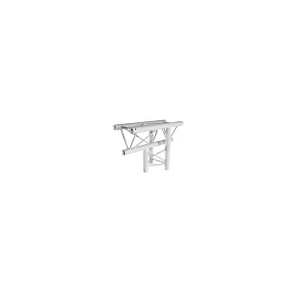 Contestage AG29-035 W : Té vertical 3 directions sommet bas blanc