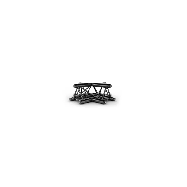 Contestage AG29-041 BLK : angle structure aluminium 4 dir. 90 degrés