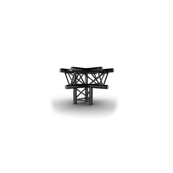 Contestage AG29-053 BLK : angle structure aluminium 5 dir. 90 degrés