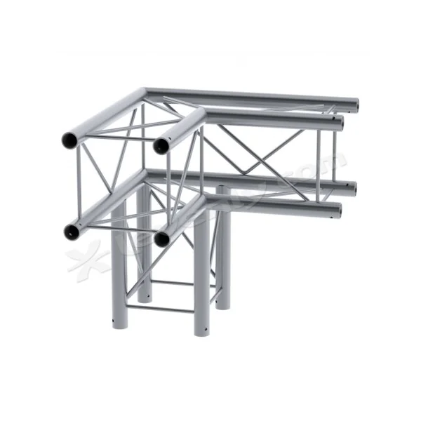 Contestage DECO22Q-AG02 - Angle de structure alu carrée 90° 3 directions
