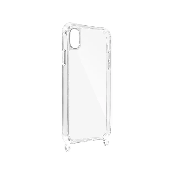 Coque semi rigide antichoc avec anneaux - Iphone X